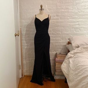Black bridesmaid dress